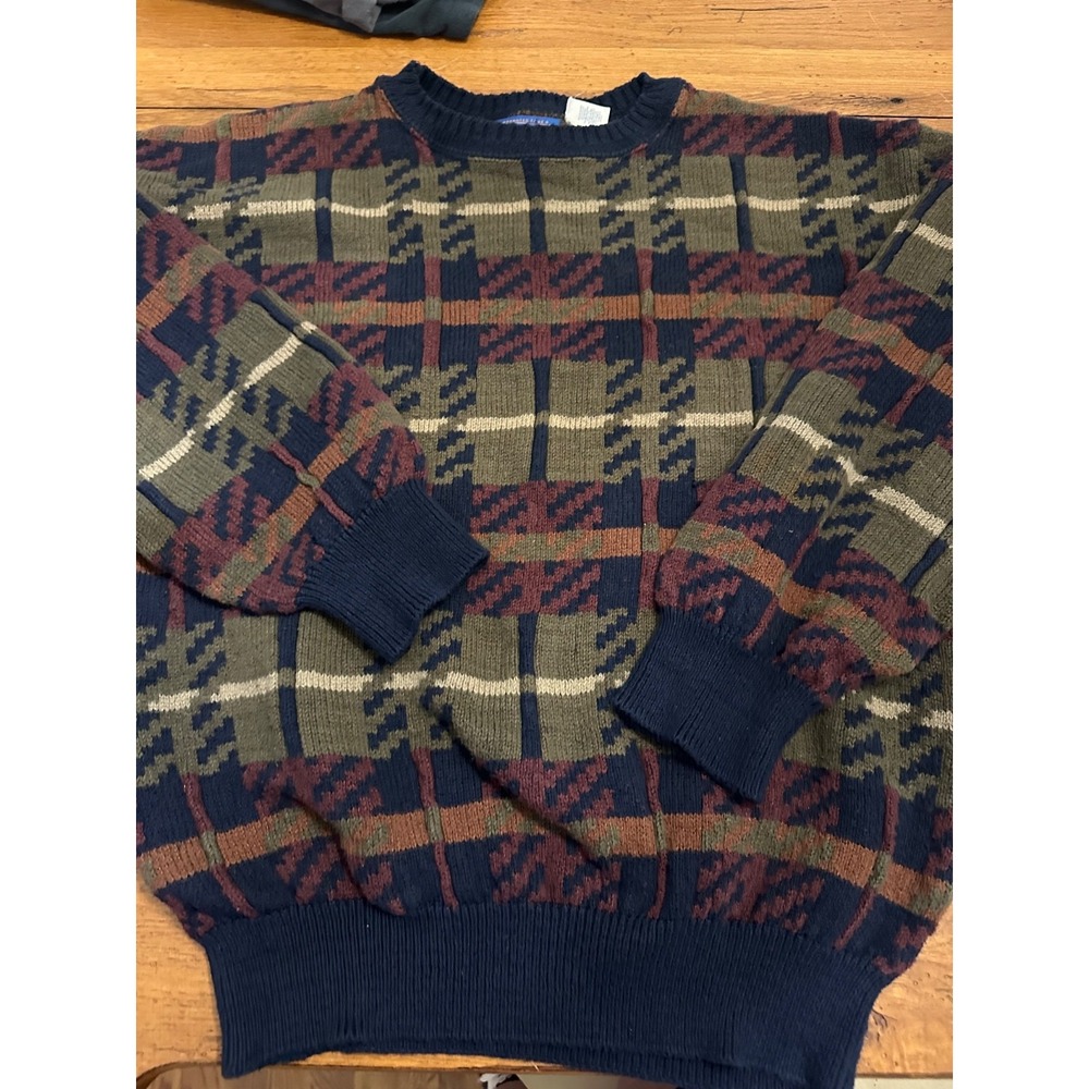 vtg pendleton plaid sweater unsized‎